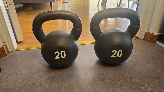 Kettle bells från Rusta