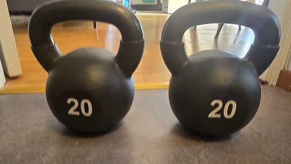 Kettle bells från Rusta