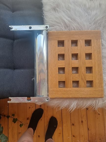 Fällsits / klappstol i ek