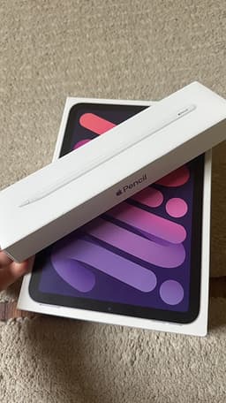 iPad mini 6 (2021) 64GB Lila + Apple Pencil 2