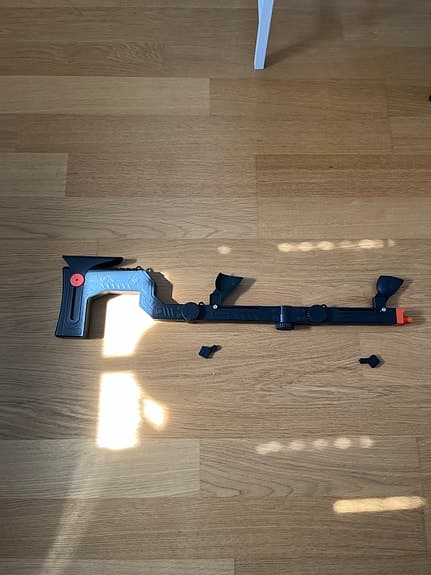 Svart VR gevär tillbehör