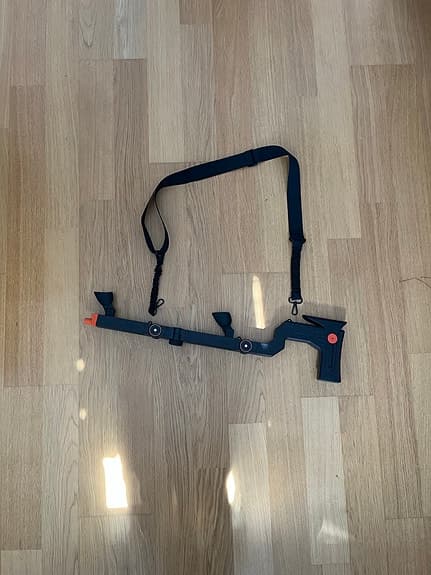 Svart VR gevär tillbehör
