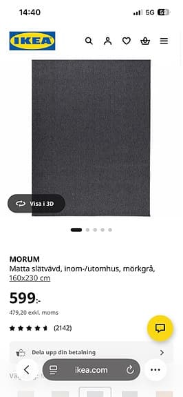 Utomhusmatta IKEA