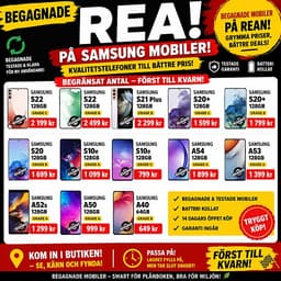Rea På Samsung renoverade mobiler! S22 S22+.....