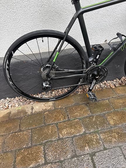 Nishiki competition landsvägscykel XL 28" herr svart/grön