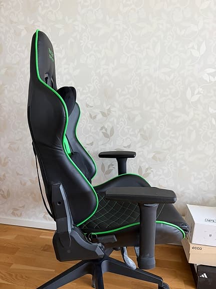 Razer gamingstol svart/grön