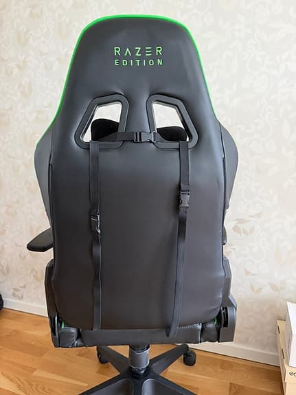 Razer gamingstol svart/grön