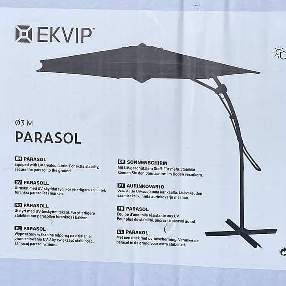 Ekvip parasoll 3,0
