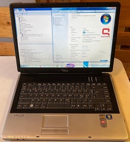 Windows 7.Fujitsu. 15,4  tum.DVD. Office.Bra batteri,Laddare medföljer.