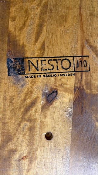 Nesto pinnstolar från Nässjö