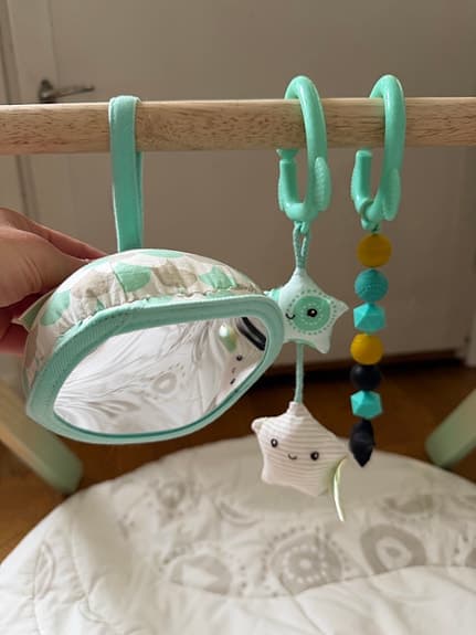Babygym + matta + leksaker