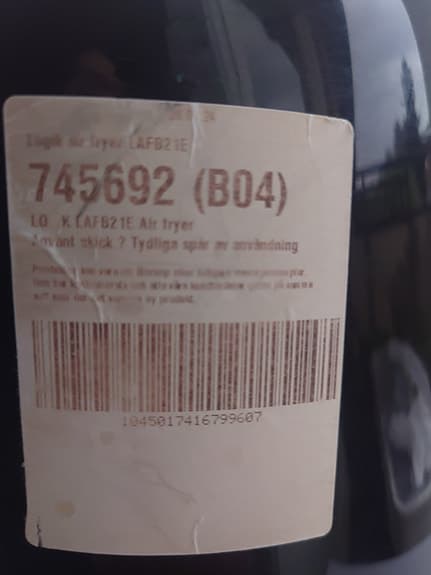 Logik Air Fryer LAFB21E varmluftsfritös