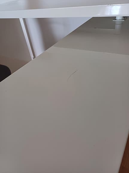 Fint Skrivbord i Vit Högglans