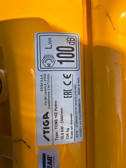 Stiga Estate 6102 HW2
