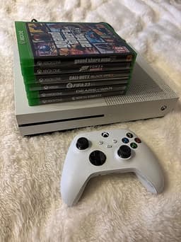 Xbox one s med 6st spel