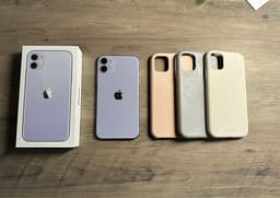 iPhone 11 64GB lila – fungerande skärm, Face ID ok, olåst