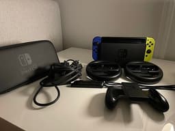 Nintendo Switch *Opatchad* + TMR Hall Effect + Tillbehör