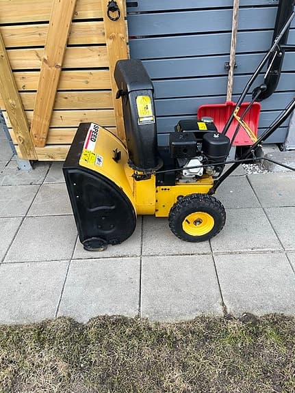 MTD snöslunga gul/svart