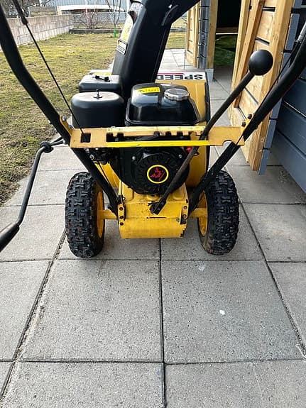 MTD snöslunga gul/svart