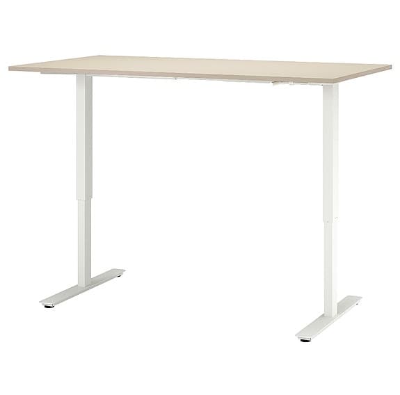IKEA TROTTEN Skrivbord sitt/stå (160x80 cm) – Nyskick!