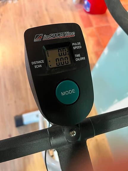 InSPORTline spinningcykel vit med träningsdator