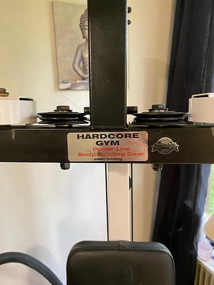 Hardcore Gym multigym träningsstation svart/vit