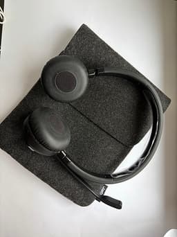 Jabra trådlösa on-ear hörlurar svart, evolve 65