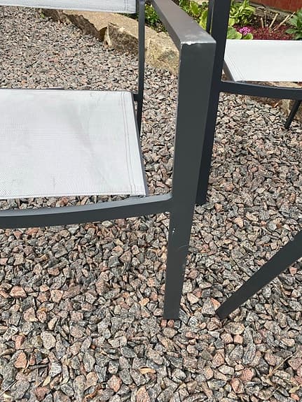 Venture Home utestolar grå/vita