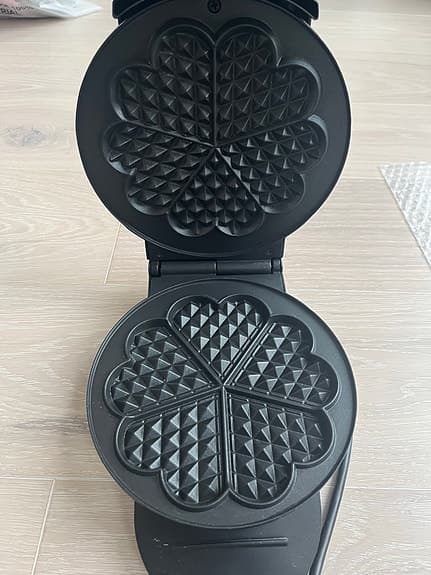Tefal våffeljärn hjärtformad