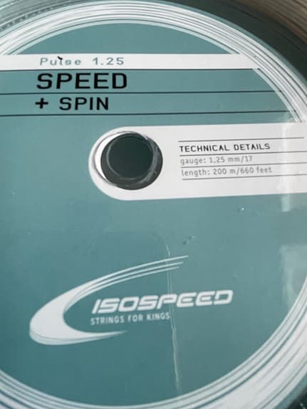Isospeed Pulse 1.25 tennissträng 200 m