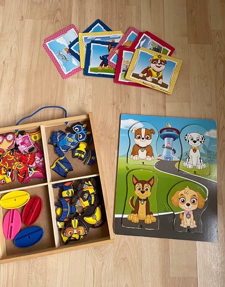 Melissa & Doug träpussel Paw Patrol och robotar
