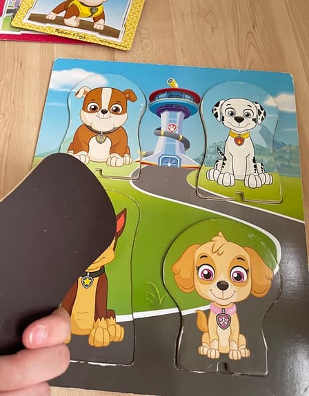 Melissa & Doug träpussel Paw Patrol och robotar