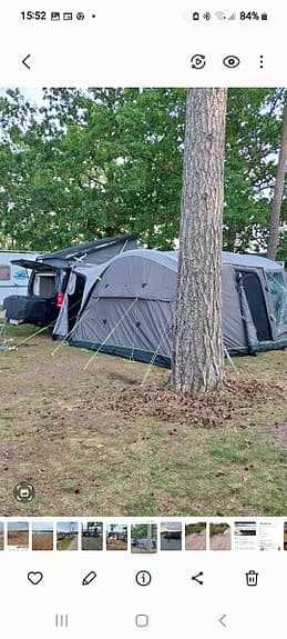 Wolfburg 450 air tält till campingvan går även att ha fristående