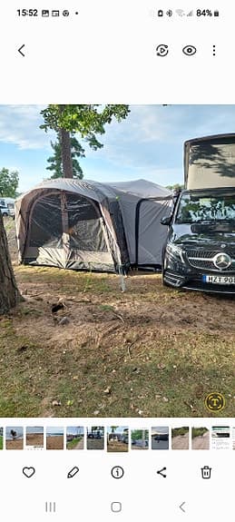 Wolfburg 450 air tält till campingvan går även att ha fristående