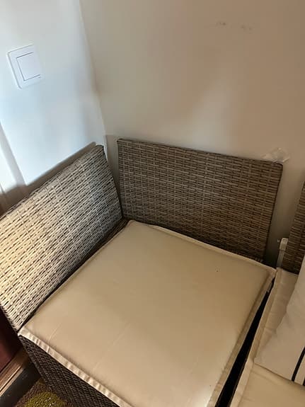 Hallway sitting bench