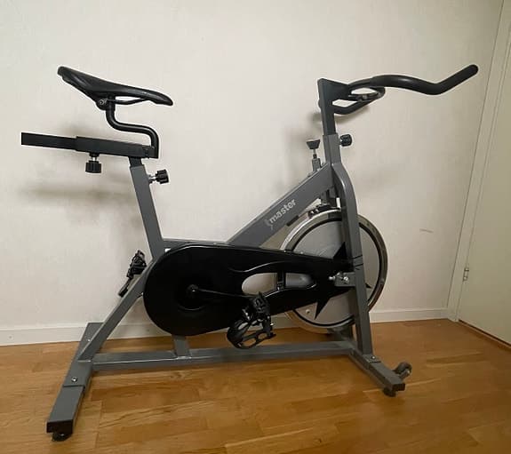Spinningcykel Master grå/svart