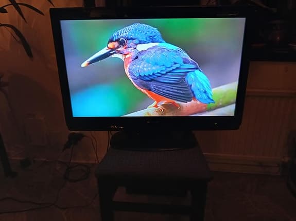 Sharp 32" LCD TV.