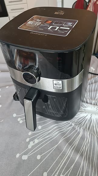 Chef Matteo DuoHeat II Airfryer 8L – Helt ny & oanvänd