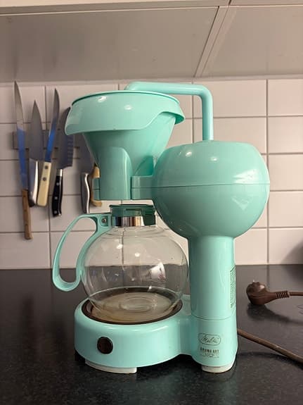 Melitta kaffebryggare turkos
