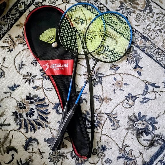 Helt Nya Badmintonracketar Med Fodral