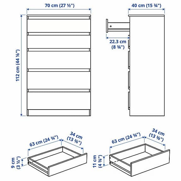 Byrå IKEA Kullen