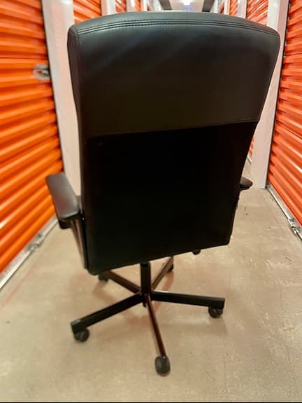 IKEA kontorsstol Svart på hjul