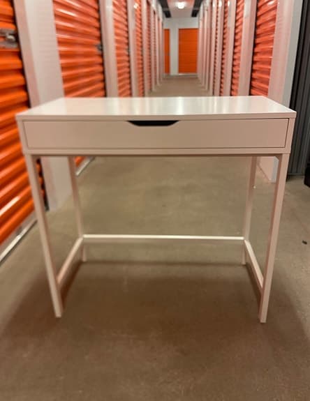 IKEA litet skrivbord 100 cm med låda