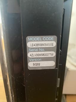 Samsung LE40B558M3WXXE TV 40 tum svart