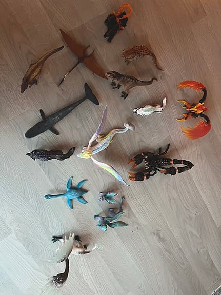 Schleich drakar, dinosaurier