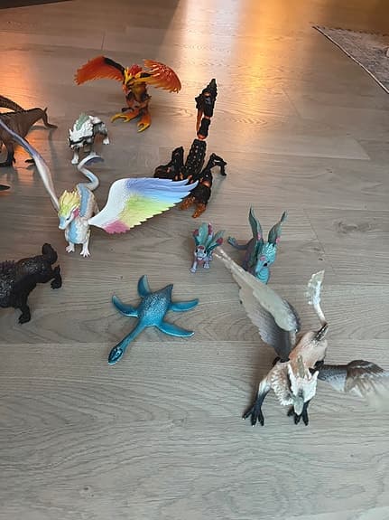 Schleich drakar, dinosaurier