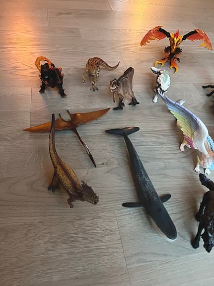 Schleich drakar, dinosaurier