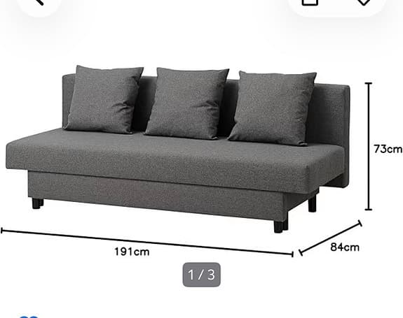 Ikea Asarum bäddsoffa