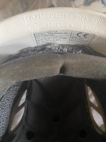 Kask skyddshjälm stl 51–63 cm vit