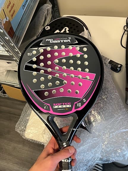 Master Padelracket Unite 2.0 svart/rosa